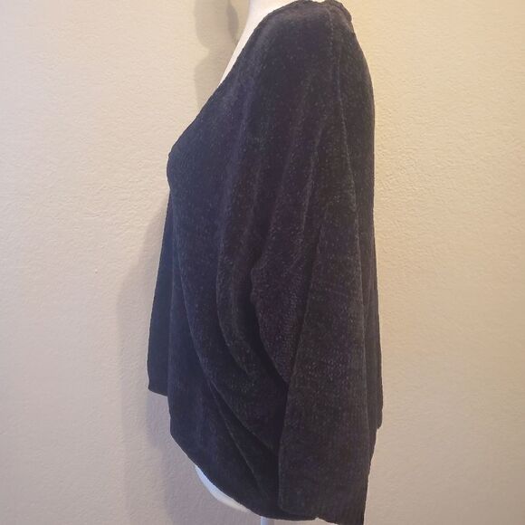 Express Black Chunky Crop Sweater Large - Picture 7 of 11